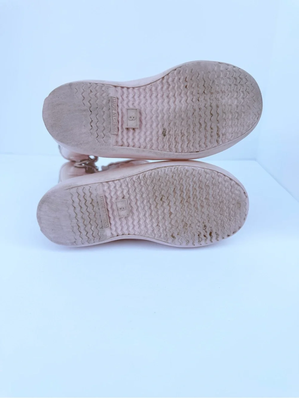 Hunter Kids Pale Pink Mid-Calf Rubber Boots